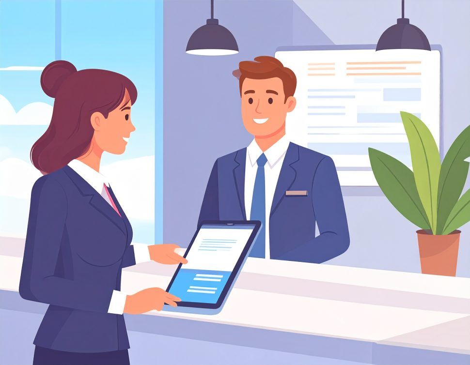 Traditional Visitor Check-In vs. CoReceptionist: Save Time with Smart Front Desk Automation